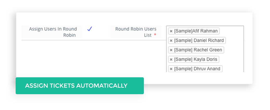 Assign Tickets automatically to agent